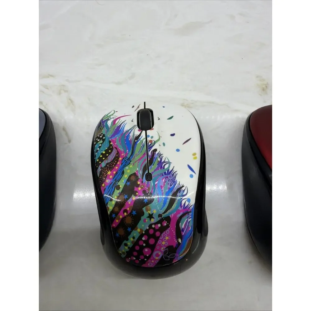 LOT Of 3 Logitech M325Wireless Mouse w/o Unifying Receiver Free Shipping